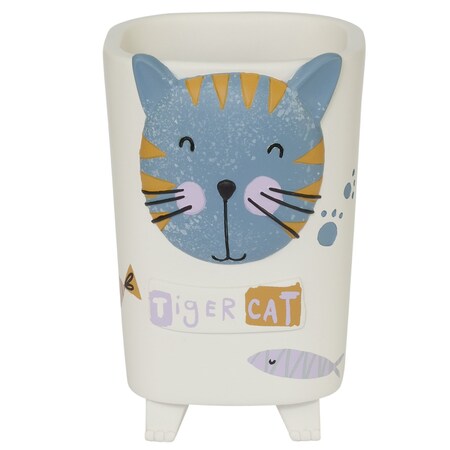 Creative Bath Products Kitty Collection Tumbler, Multi